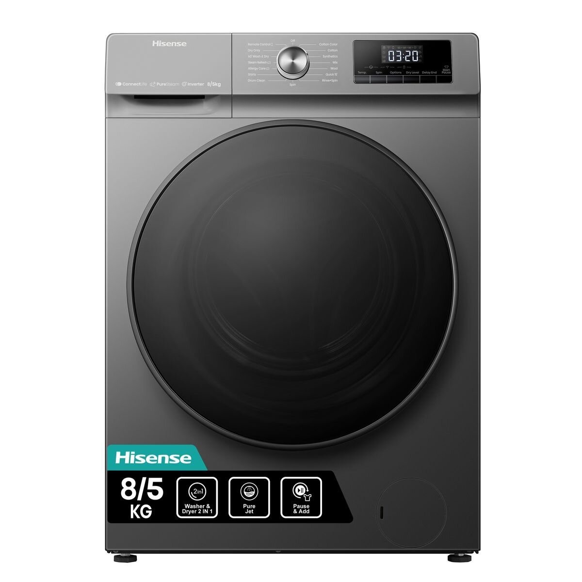 Hisense Washing Machine 8KG Wash and Dry